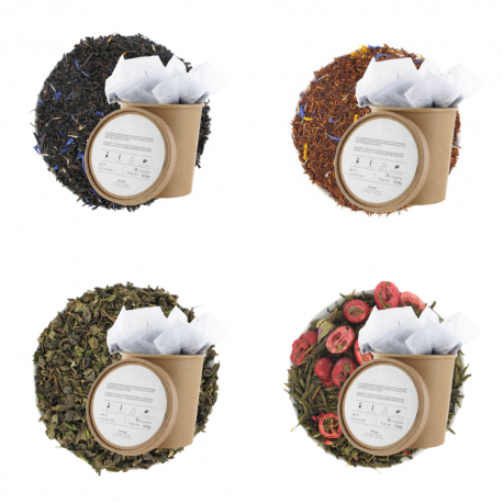 1 kit OFFERT | 4 pots de 25 infusettes |