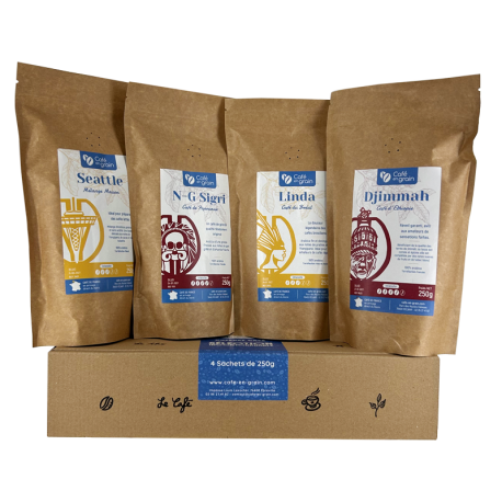 Coffret cadeau cafés Incontournables
