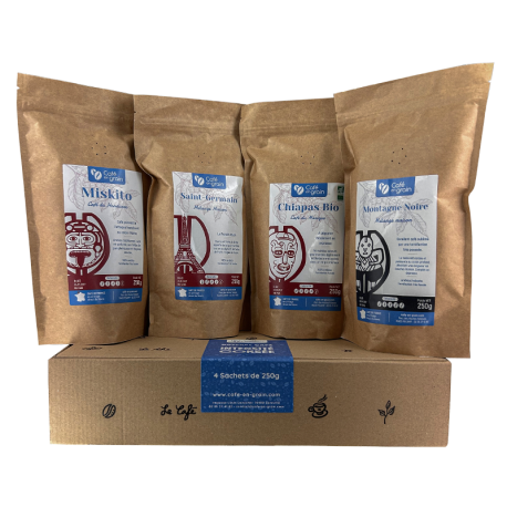 Coffret cadeau cafés corsés